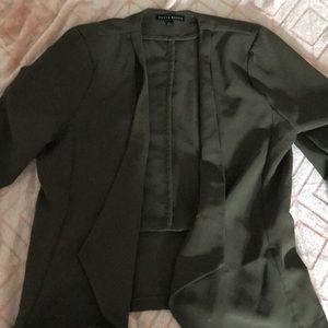 Army green blazer